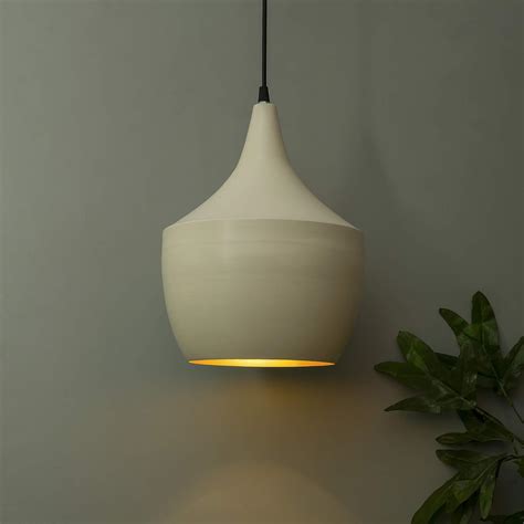 Buy Homesake®White Metal Modern Hanging Light, E26/27 Nordic Pendant ...