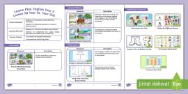 Lesson Plan English Year 3 Lesson 32 At School - Twinkl