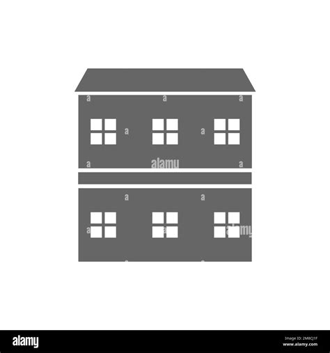 Second floor residential icon, common graphic resources, vector ...