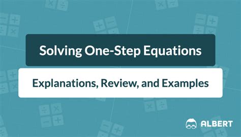 Image result for Solving Equations Using One Step