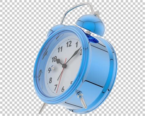 Réveil sur fond transparent illustration de rendu 3d | PSD Premium