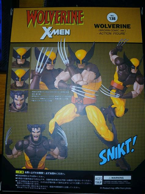 CT Toys MAF138 X-MEN Wolverine Action Figure COMIC Brown Suit Version ...
