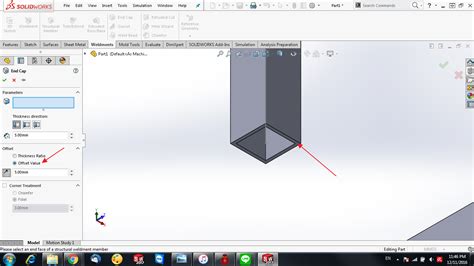 Image result for SolidWorks End Cap Tutorial