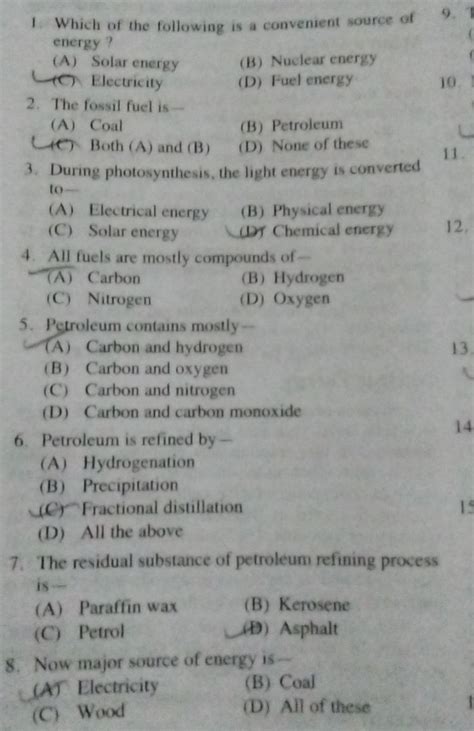 The residual substance of petroleum refining process is - | Filo
