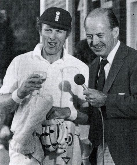 Geoff Boycott is interviewed by BBC anchorman Peter West | ESPNcricinfo.com