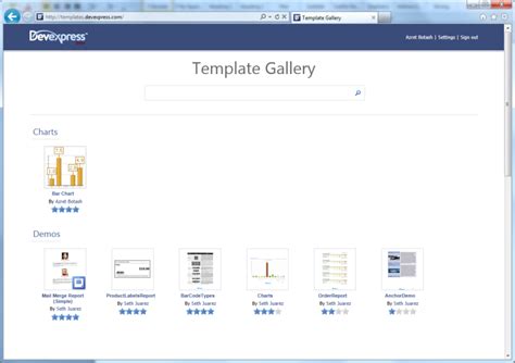 ASP.NET Report Maker 的图像结果