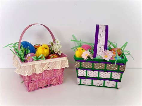 How to Make a Beautiful DIY Easter Basket from Scraps - Call Me Grandma