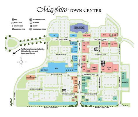 Mayfair Mall Map | Color 2018