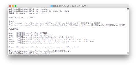 DDoS Script 的图像结果