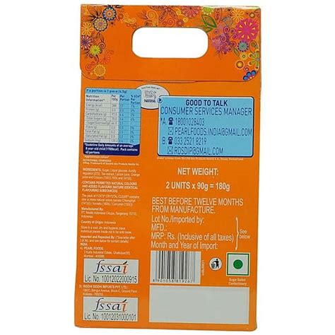 Nestle Fox's Crystal Clear Candy, Fruit Flavoured, Contains Lemon ...