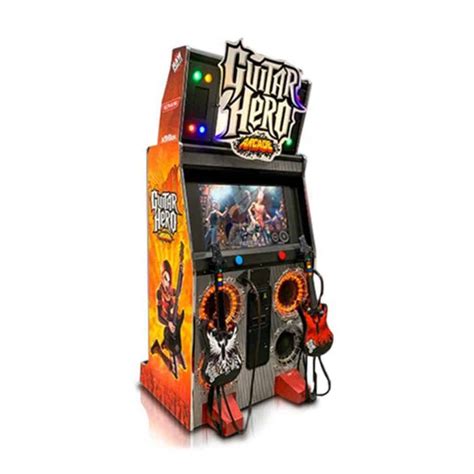 Konami Guitar Hero Arcade Machine Hire - Arcade Direct