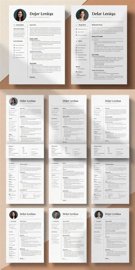 Resume Templates Bundle | Modern & Professional CV Templates | Editable ...