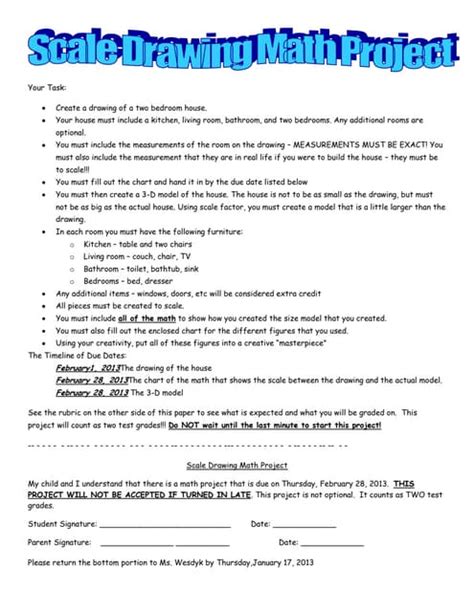 Scale Drawing Math Problem 的图像结果