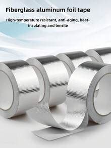 Glass Fiber Aluminum Foil Tape, Metal Tape, High-Temperature Waterproof ...