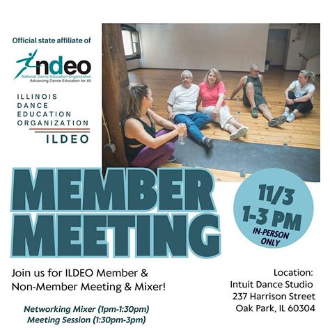 Illinois Dance Education Organization 2024 Annual Member Meeting-IN ...