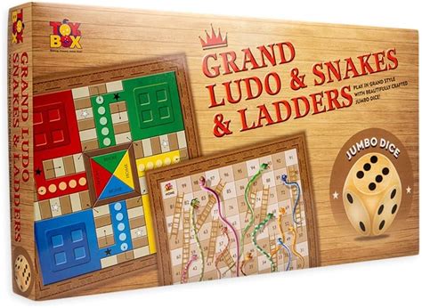 Buy Toysbox Grand Ludo and Snakes & Ladders Board Game with Jumbo Size ...