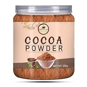 Brew Lab 100% Natural Cocoa Powder Used for Cookies,ice cream, dairy ...