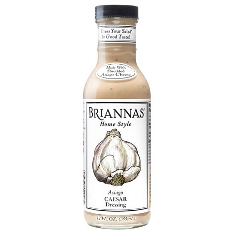 Briannas Home Style Asiago Caesar Dressing, 12 fl oz - Walmart.com