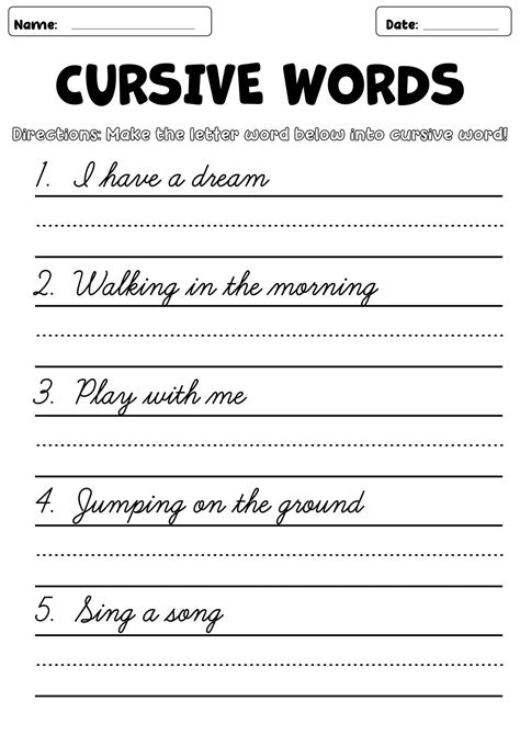 Writing Worksheets For 2nd Grade