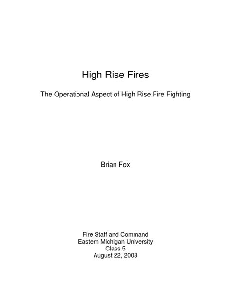 Image result for High-Rise Operations Firefighting
