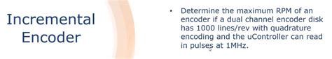 Image result for Incremental Encoder RPM Formula