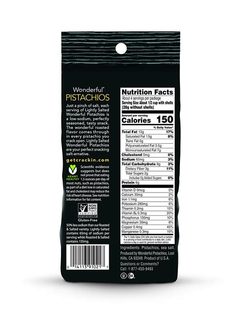 Pistachios Nutritional Value