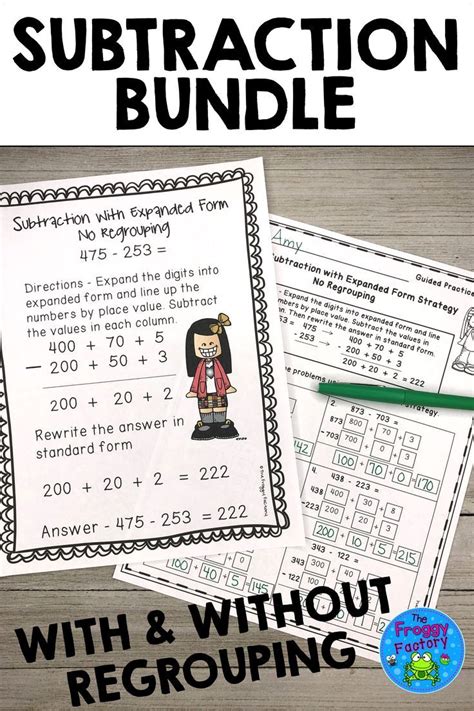 Image result for Subtraction Using Expanded Form Worksheets