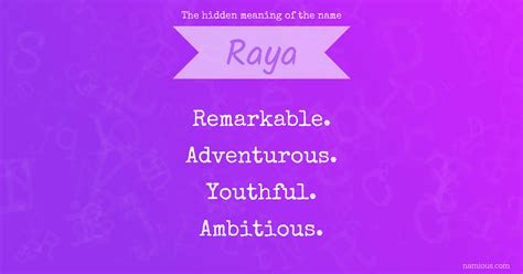 What Is Raya In English at Larry Childs blog