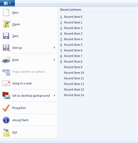 Image result for Recent Items