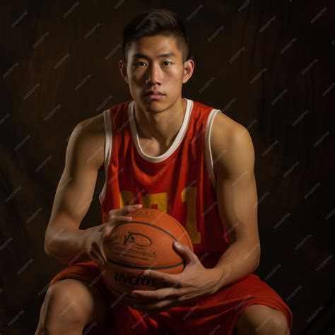 Premium AI Image | Asian basketball player