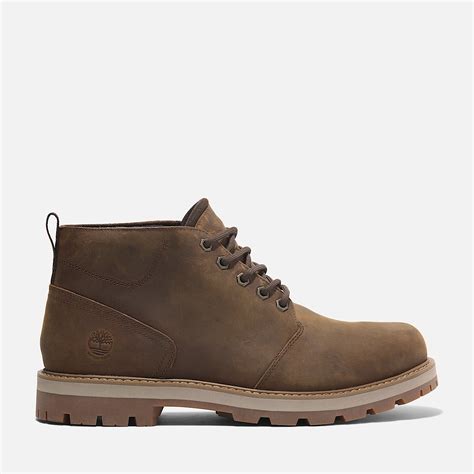 Britton Road Mid Waterproof Chukka Boot for Men in Brown