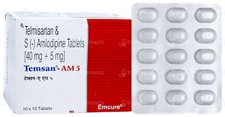 Temsan Am 5/40 MG | Order Temsan Am 5/40 MG Tablet Online at Truemeds