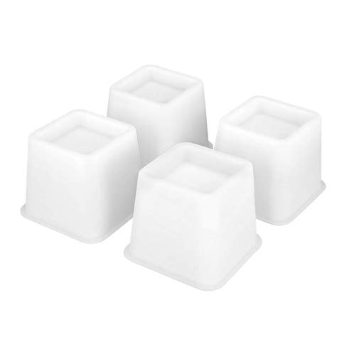 4 Pcs 4 Inch Table Risers Stable Riser Feet Lift | Desertcart INDIA