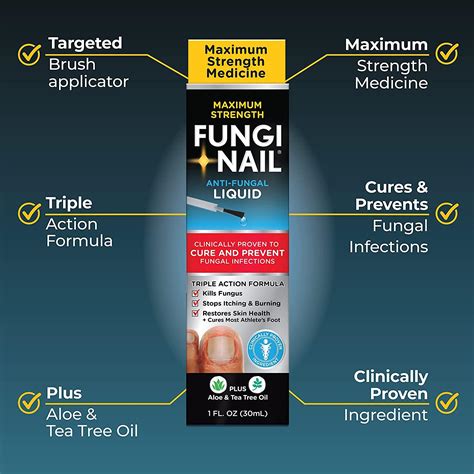 Fungi-Nail Anti-Fungal Liquid Solution - Clinically Proven to Cure Nail ...