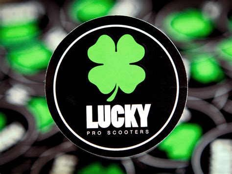Lucky Round Sticker Pack – Lucky Scooters