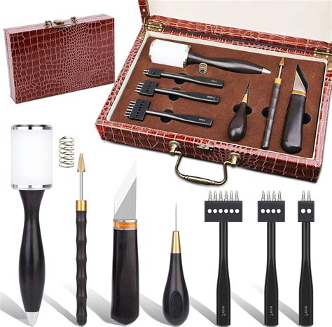 TLKKUE Leather Stitching Punch Tool Set with 246 India | Ubuy