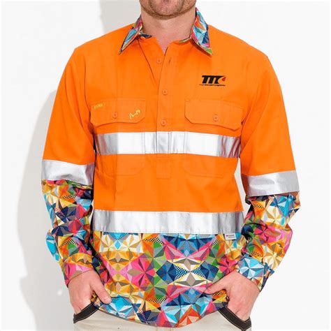 Hi Vis Work Shirts Embroidered at Jerome Henderson blog