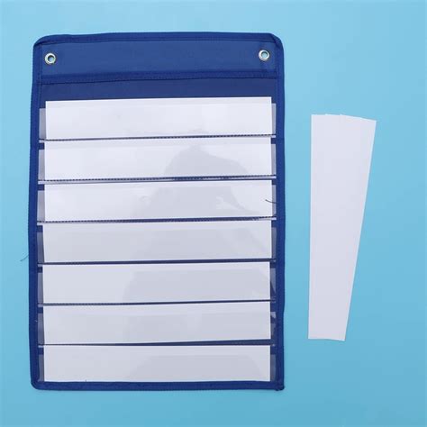 Buy jojofuny Calendar Pocket Chart 1Pc Magnetic Pocket Chart with Blank ...