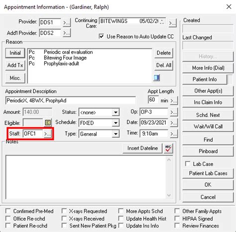 Image result for How to Enter Scheduling Note Using Dentrix