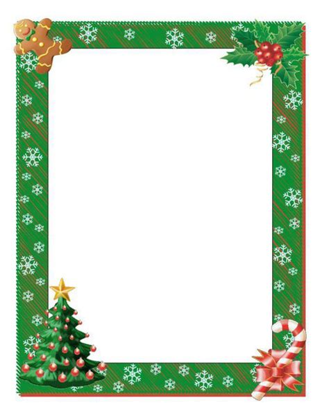 Free Printable Christmas Border Templates [Word, PSD]