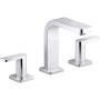 Kohler K-23484-4-BL Parallel 1.2 GPM Widespread Bathroom Faucet with ...