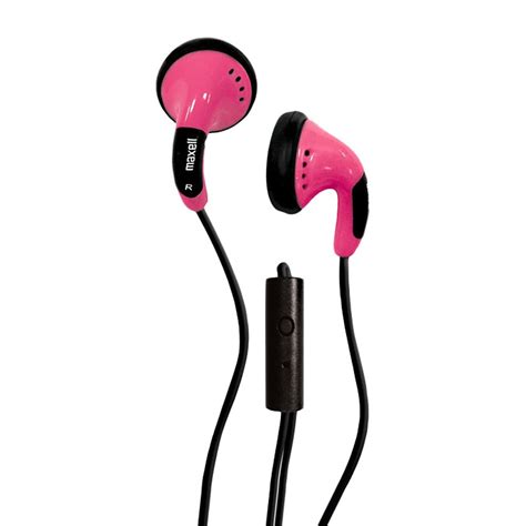Maxell® 196140 - Color Buds with Microphone (Pink)