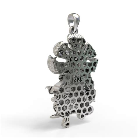 925 Silver Narasimha Pendant – Goyani