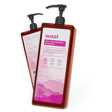 Buy Susal 2% Salicylic Acid Anti Acne Body Wash (250ml) | Tea Tree ...