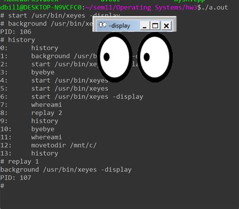 Image result for Example of a Unix Shell