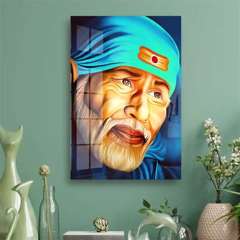 Buy Shirdi Sai Baba Acrylic Wall Art – ClassyArtZ.com