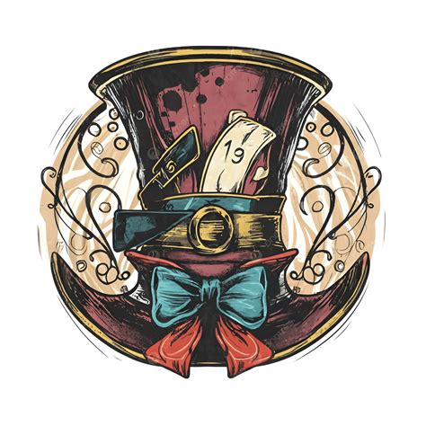 Whimsical Mad Hatter Hat, Whimsical, Whimsical Hat, Cartoon PNG ...