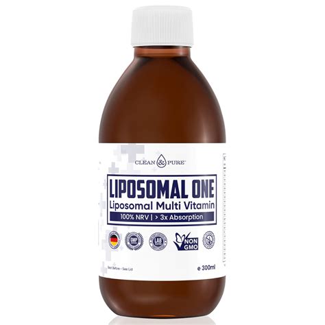 Clean And Pure Uks Only Liposomal Multivitamin W Antioxidants 300ml ...