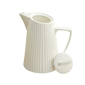 Buy Home Centre Alamode White Solid Porcelain Microwave Safe Tea Pot ...