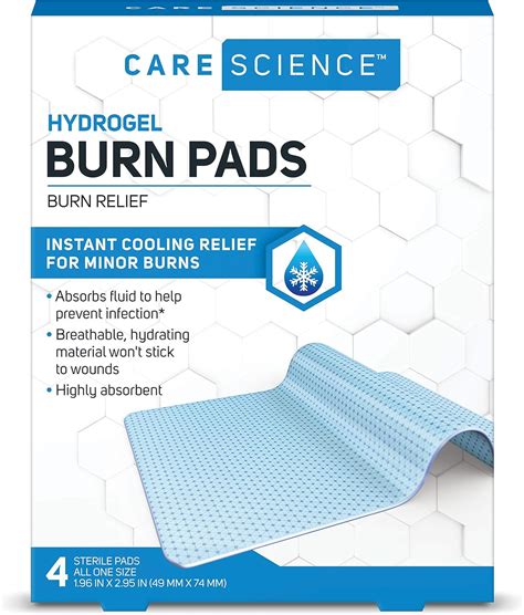 Care Science Hydrogel Sterile Burn Dressing Pads for Instant India | Ubuy